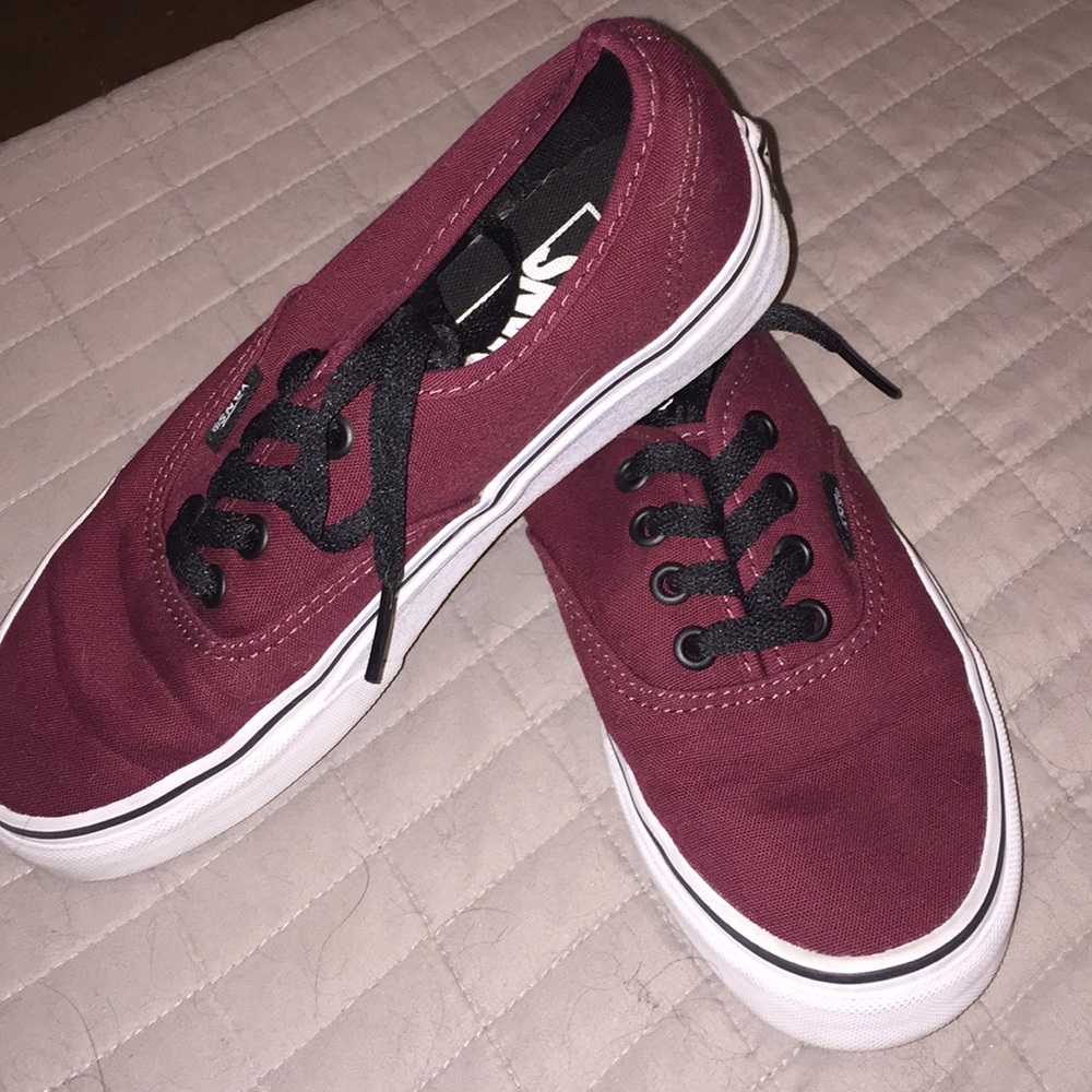Maroon Vans